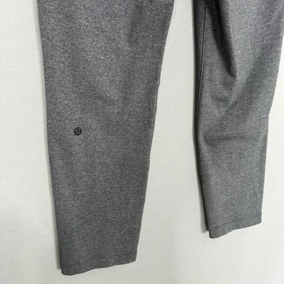 Lululemon Womens Sweat Pants 4 Heathered Gray On the Fly 7/8 Jogger Lounge Gym - Picture 12 of 15